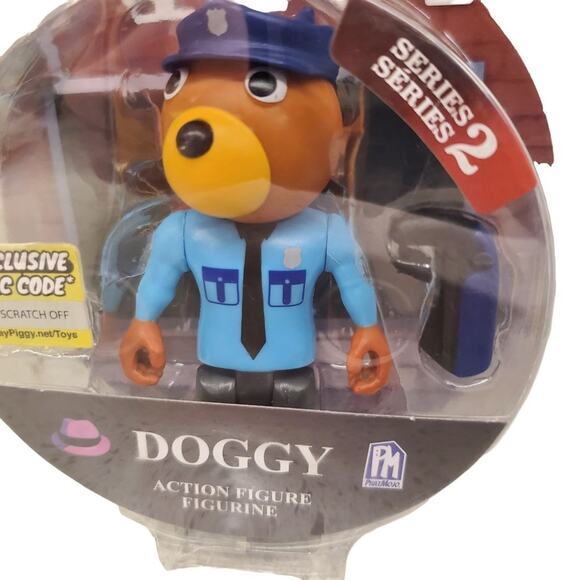 PIGGY Doggy Action Figure 3.5 Buildable Toy Series 2 Includes DLC Code Police - Picture 4 of 7